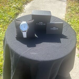 Coach Silver and White Women’s Watch